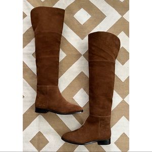 J.Crew Suede Over-the-knee boots